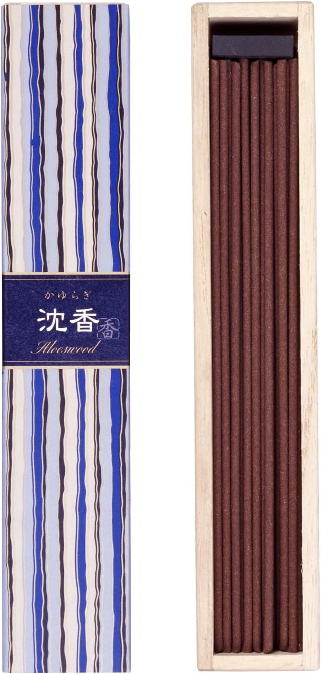 日本香堂(Nippon Kodo) かゆらぎ 沈香(じんこう) スティック40本入 高さ1…